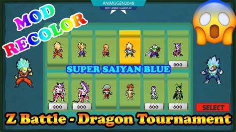 mod recolor goku ssb  vegeta ssb  battle dragon tournament apk