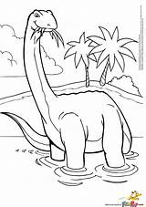 Apatosaurus Dinosaur sketch template