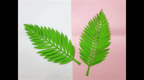 paper leaves easy paper craft diy decoration youtube