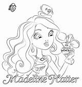 Coloring Pages Liv Maddie Ever After High Madeline Hatter Print Printable Great Getcolorings рисунки выбрать доску Getdrawings sketch template