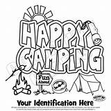 Camping Coloring Pages Scout Girl Happy Scouts Activities Kids Party Colouring Color Birthday Printable Slumber Cool Crafts Print Colortime Popular sketch template