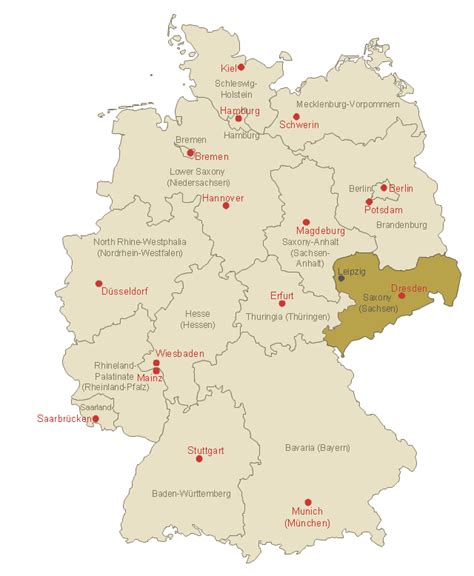 map  germany  saxony state map  germany saxony anhalt state locator map