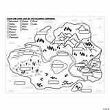 Landforms Label Coloring Color Worksheets Grade Drawing Pages Activity 3rd Kids Own Canyon Plateau Landform Posters Worksheet Map Different Cloze sketch template