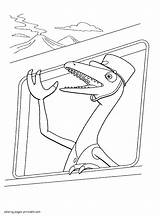Coloring Pages Conductor Dinosaur Train Mr Printable Animated Series sketch template