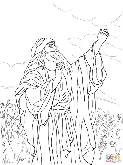 prophet isaiah coloring page  printable coloring pages