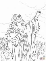 Isaiah Prophet Profeta Jesaja Isaia Kolorowanka Prorok Ausmalbilder Tanakh Messiah Dieci Ispirazione Seleccionar Supercoloring Kategorii sketch template
