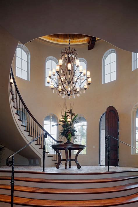 elevated foyer rotunda beautiful interiors beautiful homes house staircase staircases