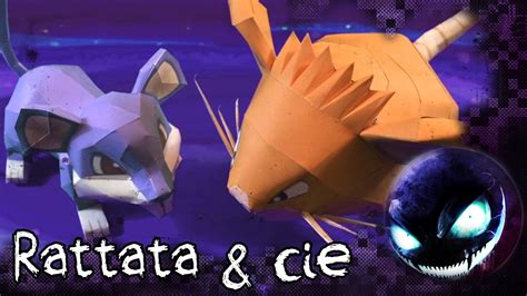 Pepakura Pokemon Episode 45 Rattata And Cie Youtube