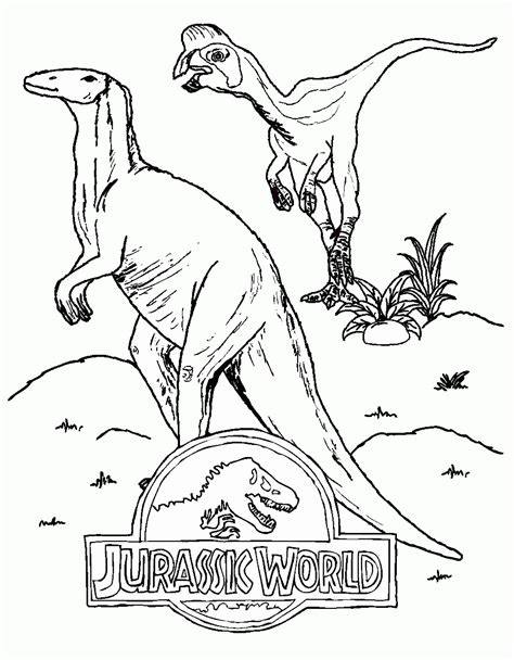 pics  jurassic world logo coloring page park coloring home