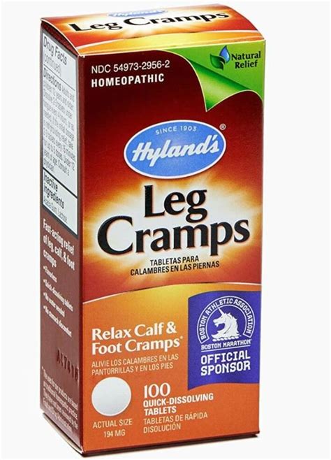 hyland s leg cramps relax calf and foot cramps 100 tablets