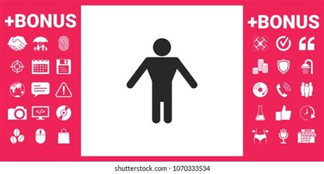 man icon symbol stock vector royalty   shutterstock