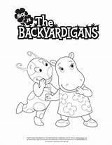 Backyardigans Coloring Uniqua Pages Clipart Tasha Clip Library Popular Treehouse Back sketch template