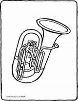 Tuba sketch template