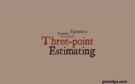 point estimating technique pm vidya