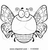 Butterfly Chubby Clipart Cartoon Smiling Cory Thoman Depressed Vector Outlined Coloring Sad Drunk Surprised Bored Royalty 2021 Clipartof Protected Collc0121 sketch template