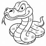Snake Coloring Anaconda Drawing Pages Outline Cartoon Scary Vector Color Sea Animal Animals Crazy Printable Kids Colorings Snakes Drawings Getcolorings sketch template