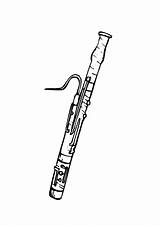 Fagot Fagotto Basson Malvorlage Oboe Kleurplaat Instrumento Bassoon Contra Objects Clarinete Musicales Kleurplaten Stampare Musique sketch template