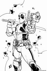 Deadpool Imprimé Covey Ausmalbild Inks sketch template