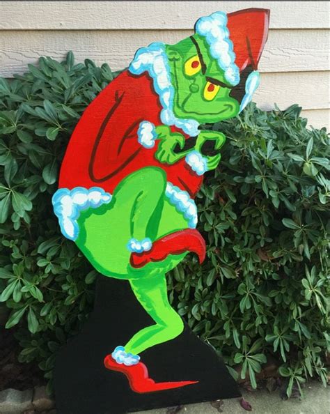 printable grinch plywood cutout pattern