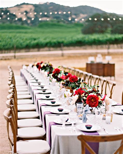 stunning banquet tables   reception martha stewart weddings