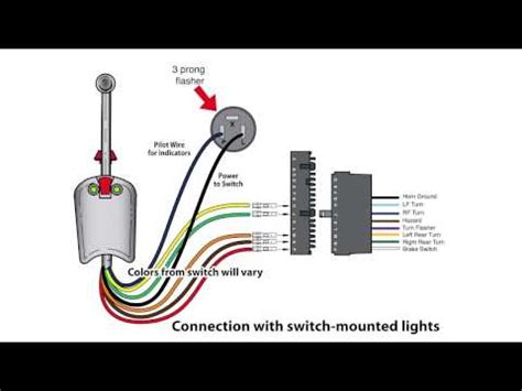 universal turn signal switch wiring diagram  faceitsaloncom