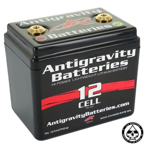 Antigravity Battery Lithium Ion 12v 12ah 12 Cell Rjc Choppers