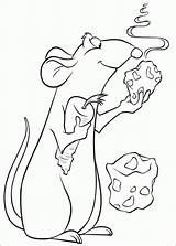 Ratatouille Coloring Pages Printable Disney Cartoon Drawing Remy Book sketch template