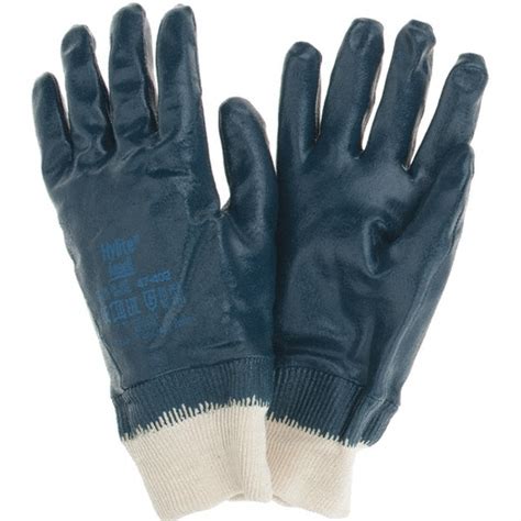 ansell nitrile work gloves  msc industrial supply