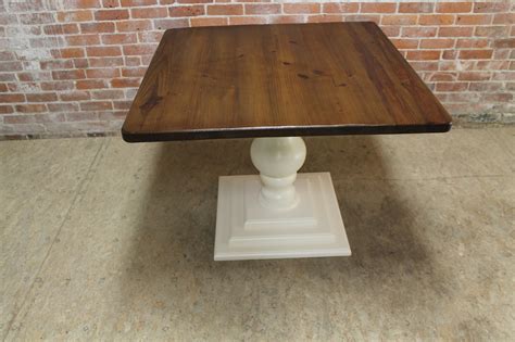 small square pedestal table ecustomfinishes