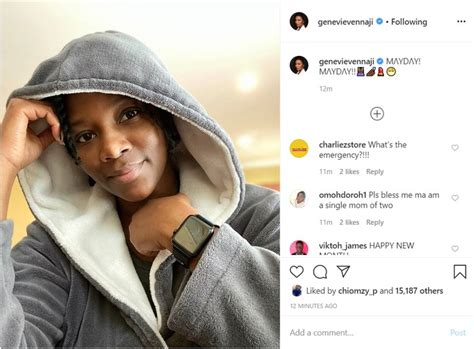 Actress Genevieve Nnaji Cause Panic With Photo Caption See Caption