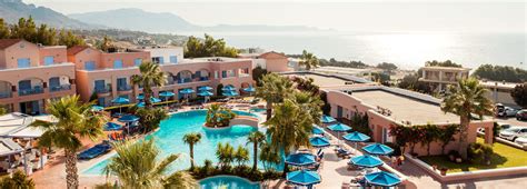 mitsis rhodos village bestil hotel  kiotari med spies rejser