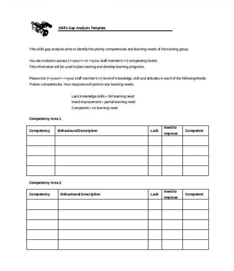 Gap Analysis Template 17 Pdf Word Documents Download Templates