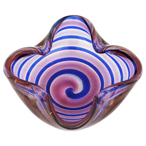 Murano Bowl With Swirl Pattern At 1stdibs