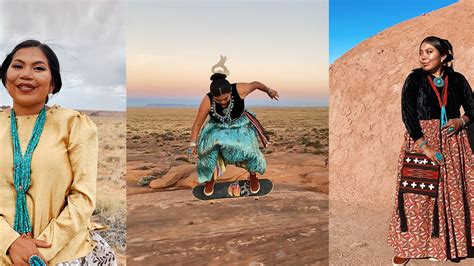 Meet The Navajo Nation Skateboarder Going Viral On Tiktok Teen Vogue