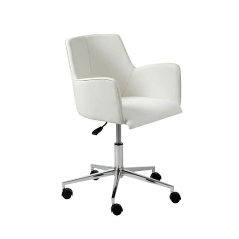 sunny white swivel office chair office chairs