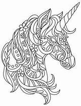 Unicornios sketch template