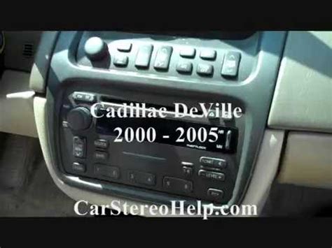 cadillac deville stereo removal youtube