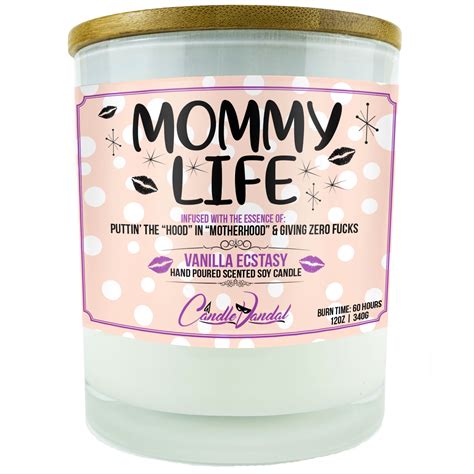 Mommy Life Candle Funny Mom Candles