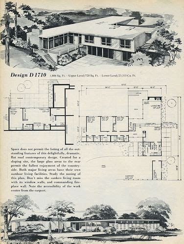 house designs  vintage house plans mid century modern house plans house plans