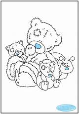 Teddy Pages Coloring Tatty Bears Colouring Blue Nose Friends Girls Bear Print Sheets Raskraski Printable Cute Teddies Color Colour Holding sketch template