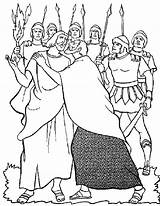 Judas Gethsemane Passover Pesach Betrays Betraying Colorear Betrayal Catecismo Activity Jewish Testament Xcolorings Coloringfolder Arrestado Bookmarks Christian sketch template