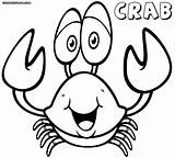 Crab Coloring Pages Print sketch template