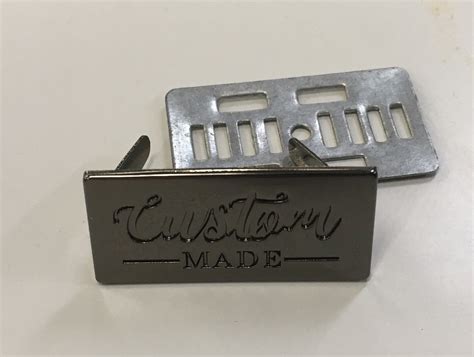 metal bag label custom lg gm