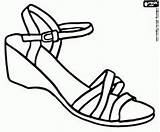 Schuhe Schoen Dona Sandalias Sandalen Schoenen Colorir Ausmalbilder Sabates Rotos Sobres Sandal Sandale Sandaal Bordado Bocetos Coser Manualidades Dibuixos Sapato sketch template