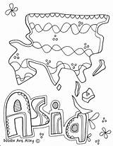 Continent Classroomdoodles sketch template