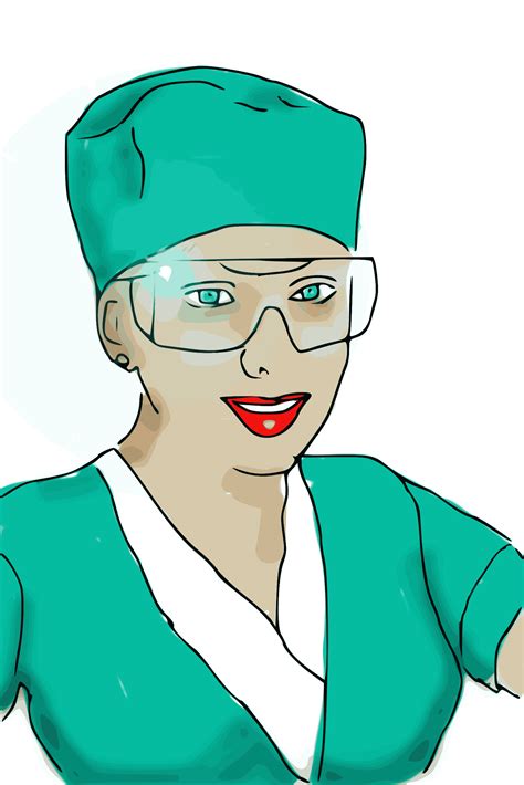 Clipart Enrolled Scrub Nurse