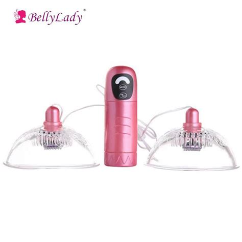 Bellylady Female Electric Rotate Nipple Stimulation Breast Cup Vibrator