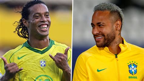 neymar   heir  brazil legend ronaldinho goalcom
