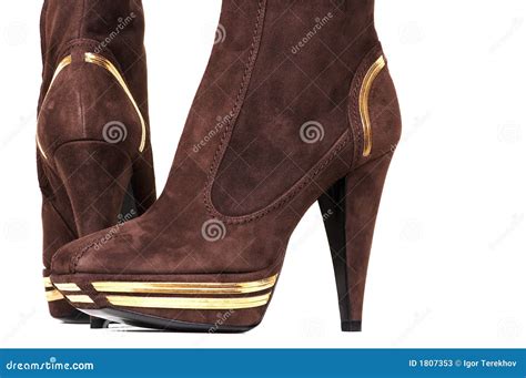 fashionable female boots stock image image  fashion