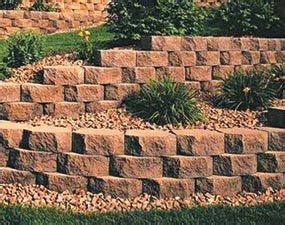 choose   retaining wall material sloped garden